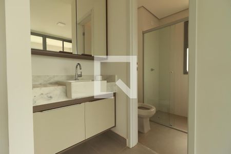Banheiro da Suíte de apartamento para alugar com 1 quarto, 54m² em Alto da Boa Vista, Ribeirão Preto