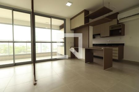 Sala de apartamento para alugar com 1 quarto, 54m² em Alto da Boa Vista, Ribeirão Preto