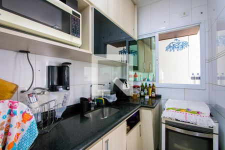 Sala/Cozinha de apartamento à venda com 2 quartos, 49m² em Jardim do Estádio, Santo André