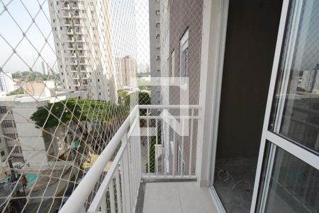 Varanda da Sala de apartamento à venda com 2 quartos, 37m² em Campo Grande, São Paulo