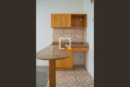 Cozinha de kitnet/studio à venda com 1 quarto, 35m² em Centro Histórico, Porto Alegre