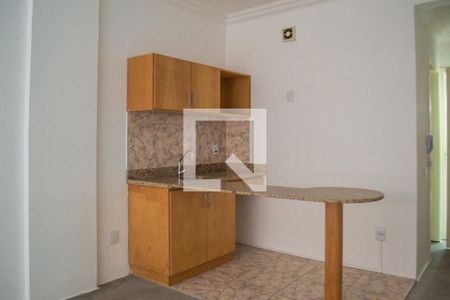 Cozinha de kitnet/studio à venda com 1 quarto, 35m² em Centro Histórico, Porto Alegre