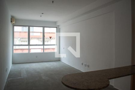 Sala e quarto de kitnet/studio à venda com 1 quarto, 35m² em Centro Histórico, Porto Alegre