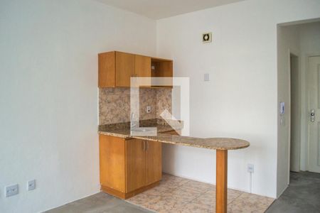 Cozinha  de kitnet/studio à venda com 1 quarto, 35m² em Centro Histórico, Porto Alegre