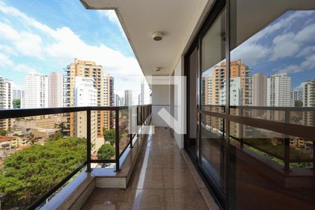 Varanda da sala de apartamento à venda com 4 quartos, 210m² em Santana, São Paulo
