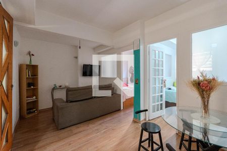 Sala/Cozinha de apartamento à venda com 2 quartos, 55m² em Bela Vista, São Paulo