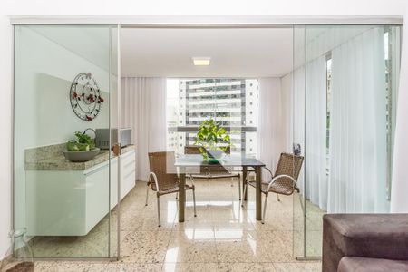 Varanda da Sala de apartamento à venda com 4 quartos, 145m² em Buritis, Belo Horizonte