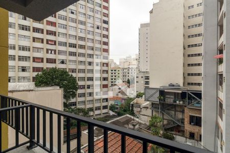 Varanda do Studio de kitnet/studio para alugar com 1 quarto, 25m² em Vila Buarque, São Paulo
