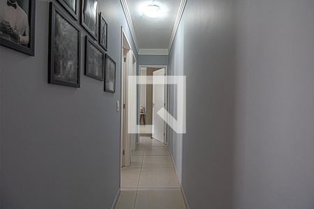 corredor para os comodos de apartamento à venda com 2 quartos, 57m² em Sacoma, São Paulo