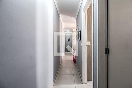 corredor para os comodos de apartamento à venda com 2 quartos, 57m² em Sacoma, São Paulo
