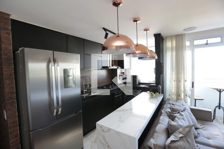 Cozinha de apartamento à venda com 2 quartos, 53m² em Jardim Riacho das Pedras, Contagem