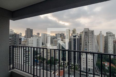 Varanda da Sala de apartamento à venda com 2 quartos, 60m² em Vila Buarque, São Paulo