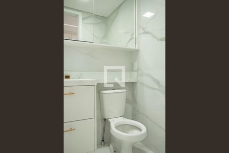 Banheiro de kitnet/studio à venda com 1 quarto, 31m² em Vila Clementino, São Paulo