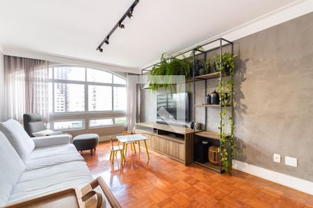 Sala de apartamento à venda com 3 quartos, 122m² em Jardim Europa, São Paulo