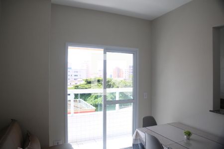 Sala de apartamento para alugar com 1 quarto, 41m² em Boqueirão, Praia Grande