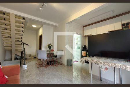 Sala de casa à venda com 3 quartos, 126m² em Paraíso, Santo André