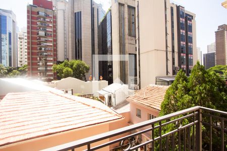 Varanda da Sala de apartamento à venda com 1 quarto, 42m² em Itaim Bibi, São Paulo