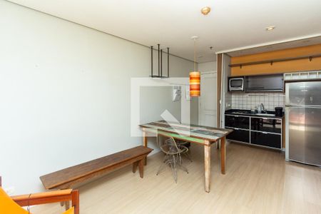 Sala/Cozinha de apartamento à venda com 1 quarto, 42m² em Itaim Bibi, São Paulo