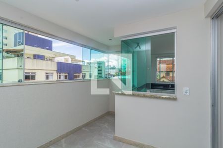 Varanda de apartamento à venda com 3 quartos, 103m² em Jaraguá, Belo Horizonte