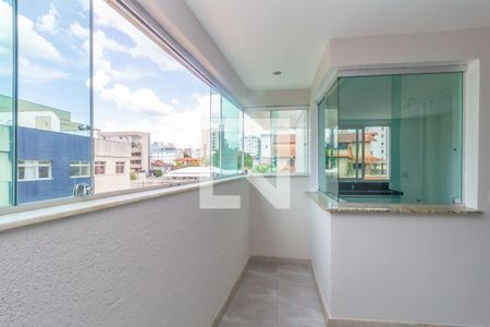 Varanda de apartamento à venda com 3 quartos, 103m² em Jaraguá, Belo Horizonte