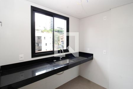 Cozinha de apartamento à venda com 3 quartos, 149m² em Santo Antônio, Belo Horizonte