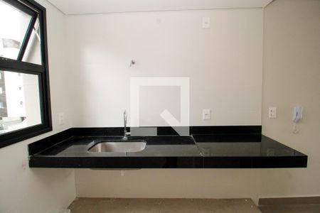 Cozinha de apartamento à venda com 2 quartos, 58m² em Santo Antônio, Belo Horizonte