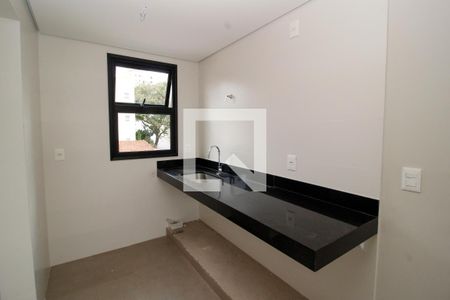 Cozinha de apartamento à venda com 2 quartos, 58m² em Santo Antônio, Belo Horizonte