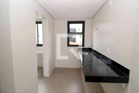 Cozinha de apartamento à venda com 2 quartos, 58m² em Santo Antônio, Belo Horizonte