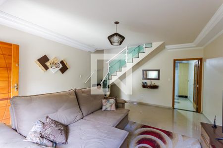 Sala de casa à venda com 3 quartos, 144m² em Jardim das Maravilhas, Santo André