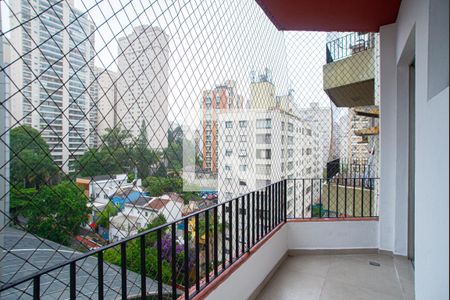 Varanda da Sala de apartamento à venda com 1 quarto, 36m² em Bela Vista, São Paulo