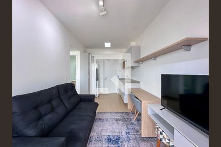 Sala de apartamento para alugar com 1 quarto, 34m² em Santo Amaro, São Paulo