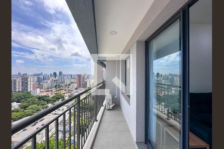 Sacada de apartamento para alugar com 1 quarto, 34m² em Santo Amaro, São Paulo