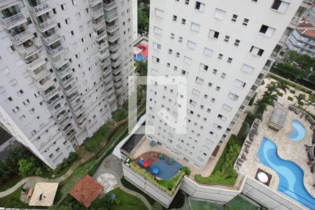 Vista da Varanda da Sala de Estar e Jantar de apartamento para alugar com 2 quartos, 62m² em Marapé, Santos