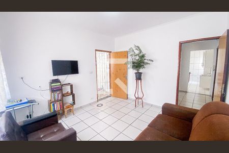 Sala  de casa à venda com 3 quartos, 154m² em Vila Lutécia, Santo André