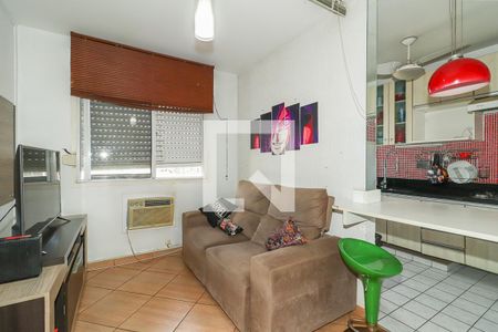 Sala  de apartamento à venda com 1 quarto, 34m² em Humaitá, Porto Alegre