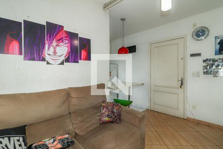 Sala  de apartamento à venda com 1 quarto, 34m² em Humaitá, Porto Alegre