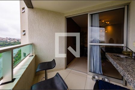 Varanda de apartamento para alugar com 2 quartos, 66m² em Engenho Nogueira, Belo Horizonte