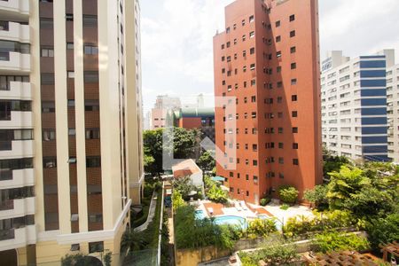Vista de apartamento à venda com 1 quarto, 45m² em Moema, São Paulo