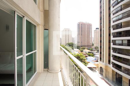 Varanda de apartamento à venda com 1 quarto, 45m² em Moema, São Paulo