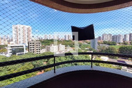Varanda da Sala de apartamento à venda com 4 quartos, 237m² em Cambuí, Campinas