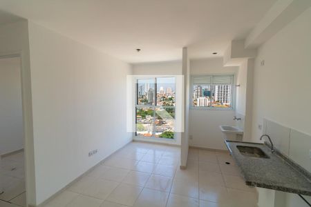Sala/Cozinha de apartamento à venda com 1 quarto, 29m² em Vila Guilhermina, São Paulo