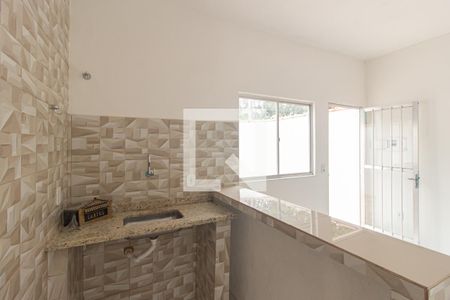 Detalhe da Sala/Cozinha de casa para alugar com 1 quarto, 21m² em Guaratiba, Rio de Janeiro