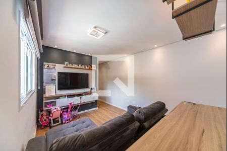 Sala de apartamento à venda com 2 quartos, 106m² em Vila Amábile Pezzolo, Santo André