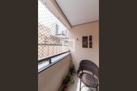 Sacada da Sala de apartamento à venda com 3 quartos, 76m² em Vila Gumercindo, São Paulo