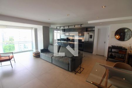 Sala de apartamento para alugar com 2 quartos, 112m² em Barra da Tijuca, Rio de Janeiro