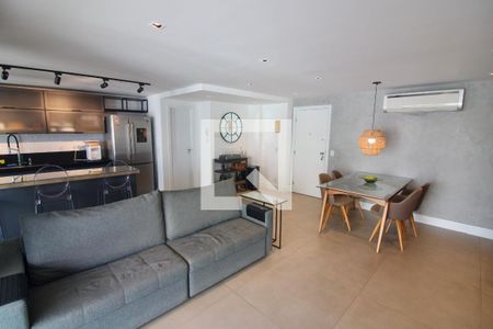 Sala de apartamento para alugar com 2 quartos, 112m² em Barra da Tijuca, Rio de Janeiro