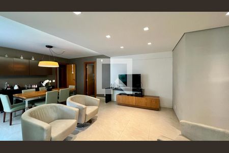 sala de apartamento à venda com 3 quartos, 114m² em Santo Agostinho, Belo Horizonte