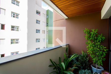 Varanda da sala de apartamento à venda com 3 quartos, 190m² em Vila Bastos, Santo André