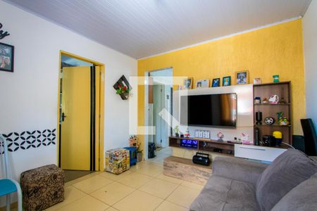 Casa 1 - Sala de casa à venda com 5 quartos, 260m² em Vila Scarpelli, Santo André