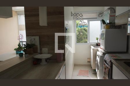 Cozinha e Área de Serviço de apartamento à venda com 2 quartos, 63m² em Jardim Ana Maria, Jundiaí